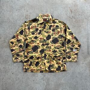 Vintage 90s SafeTBak Camo Hunting Shirt Large